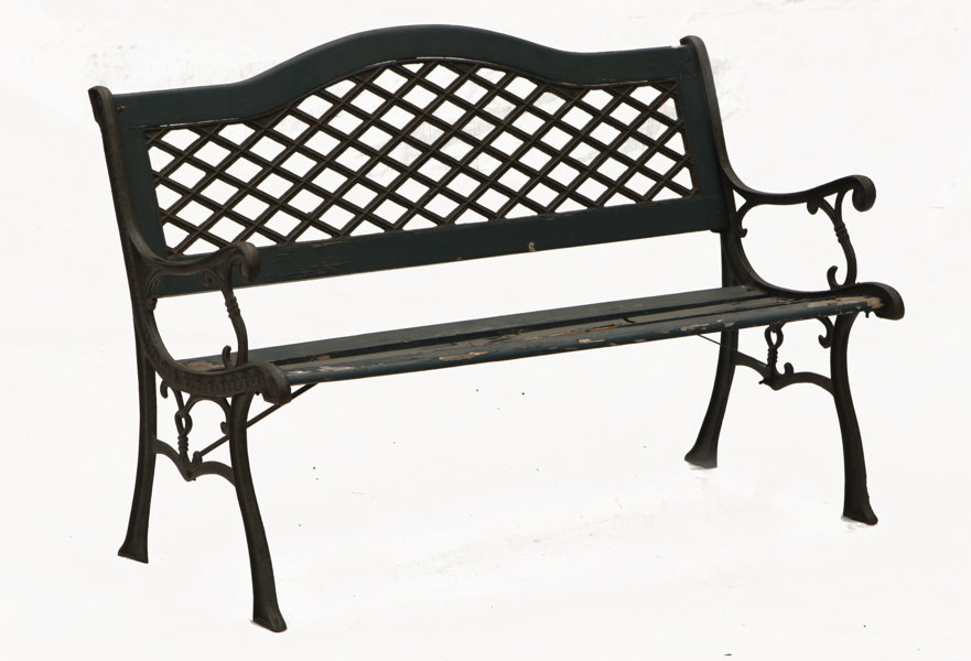 Parkbänk, 1900-talets andra hälft