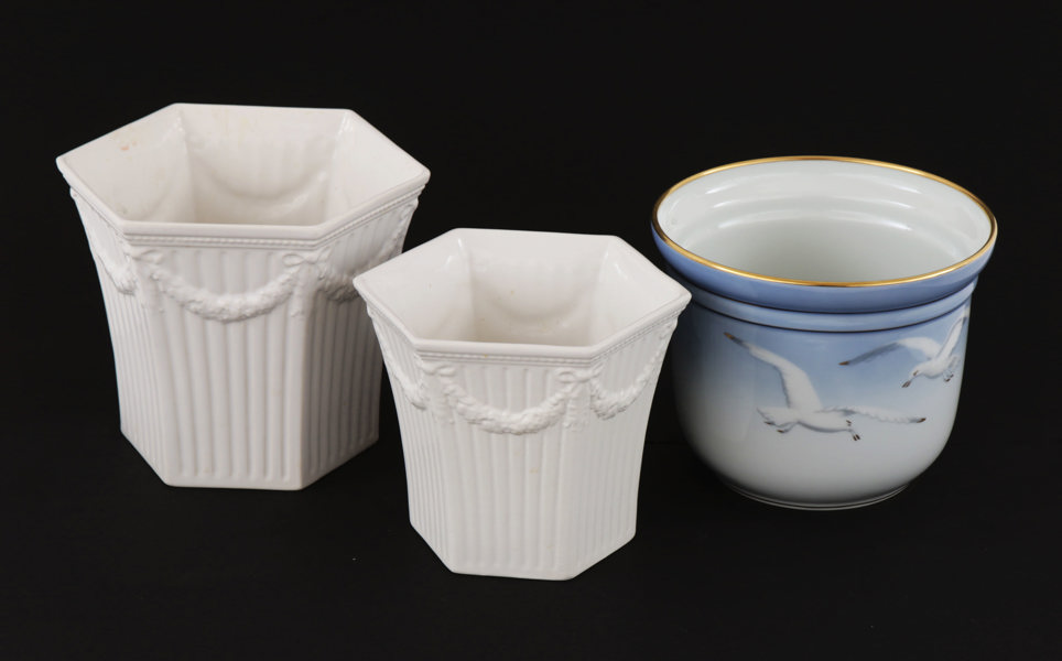 Ytterfoder 3st, Bing & Gröndahl samt Gustavsberg