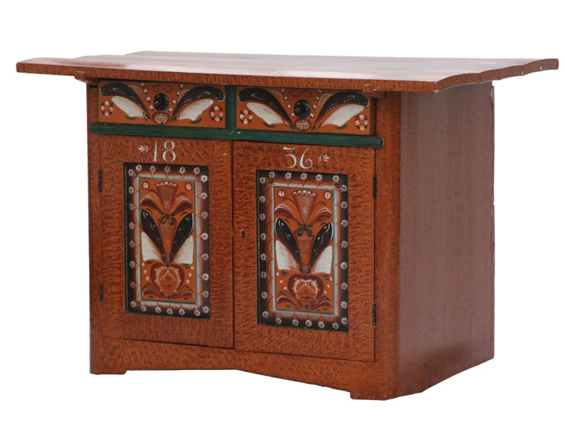 Skänk, allmoge, daterad 1836