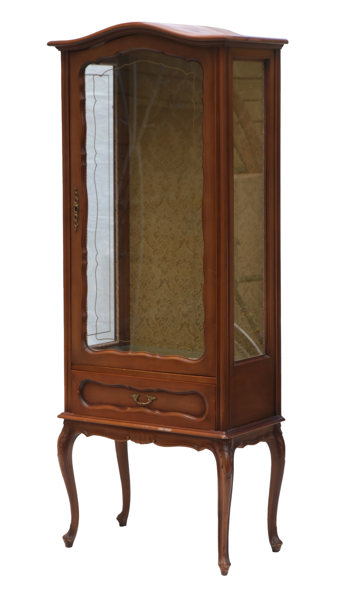 Vitrinskåp, rokokostil, 1900-talets andra hälft