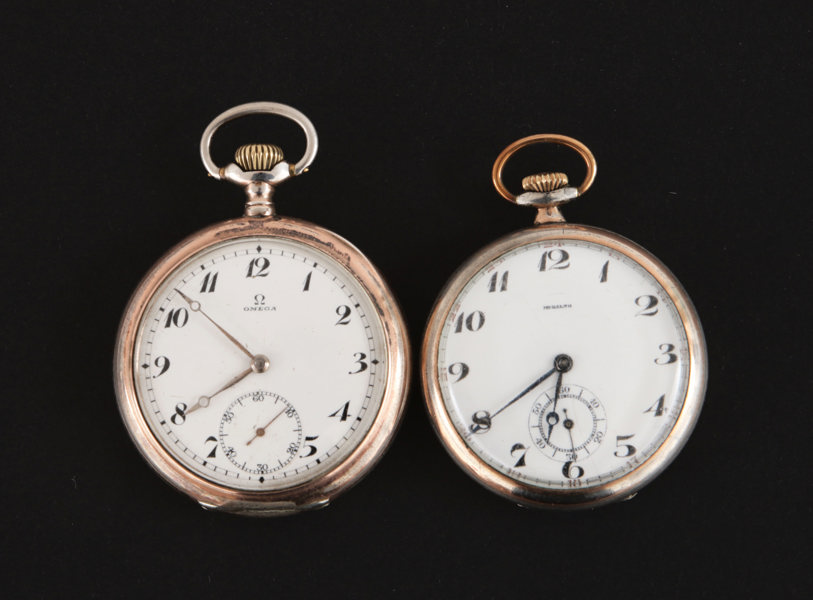 Fickur 2st, silver, Omega samt Muralto