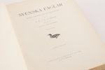 2 band, "Svenska Fåglar", Wright, andra upplagan, tryckta 1929