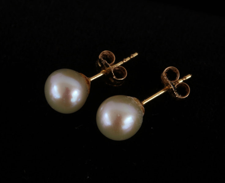 Örhängen ett par, 18k