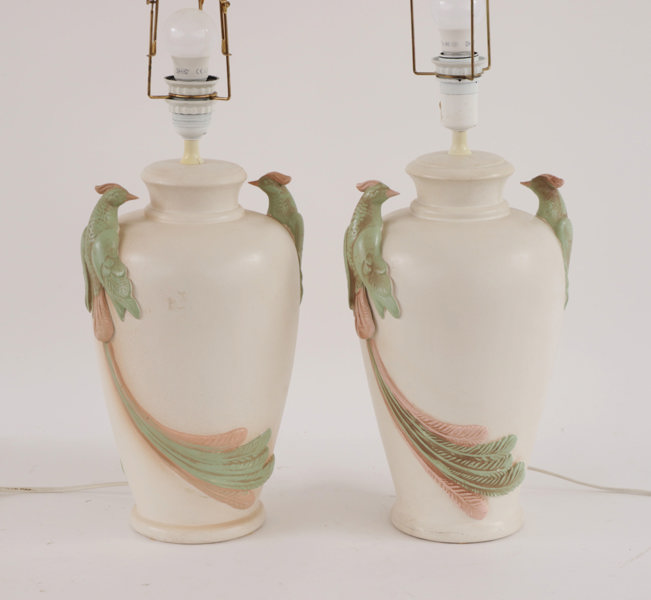 Bordslampor ett par, Benab, 1900-talets slut