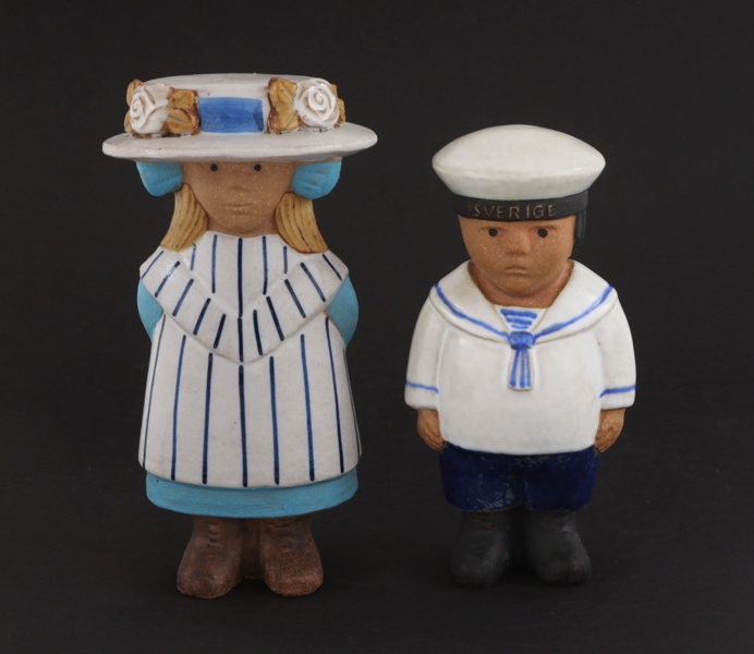 Figuriner 2st, Lisa Larson, ur serien "Sekelskifte"