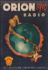 Affisch, Orion Radio, 1940