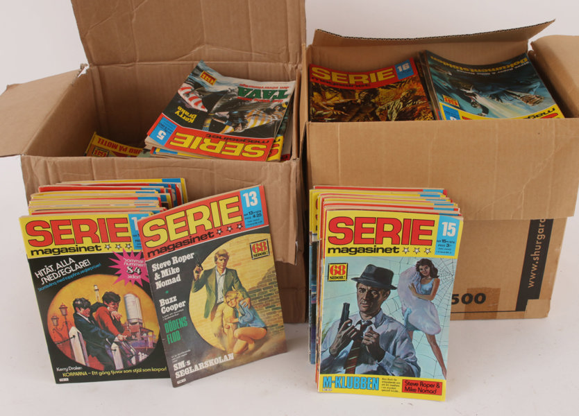 Parti serietidningar, Seriemagasinet, 1960/70-tal