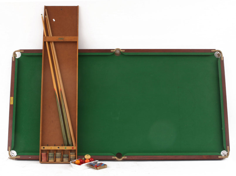 Biljardbord för placering på bord, "The Gold Star", Joe Warris, England