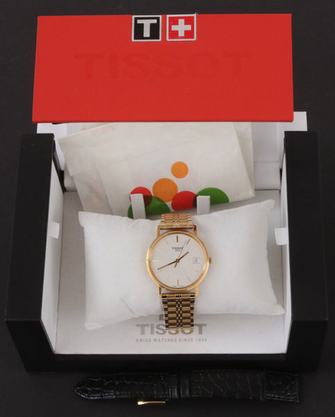 Herrarmbandsur, Tissot, 18k