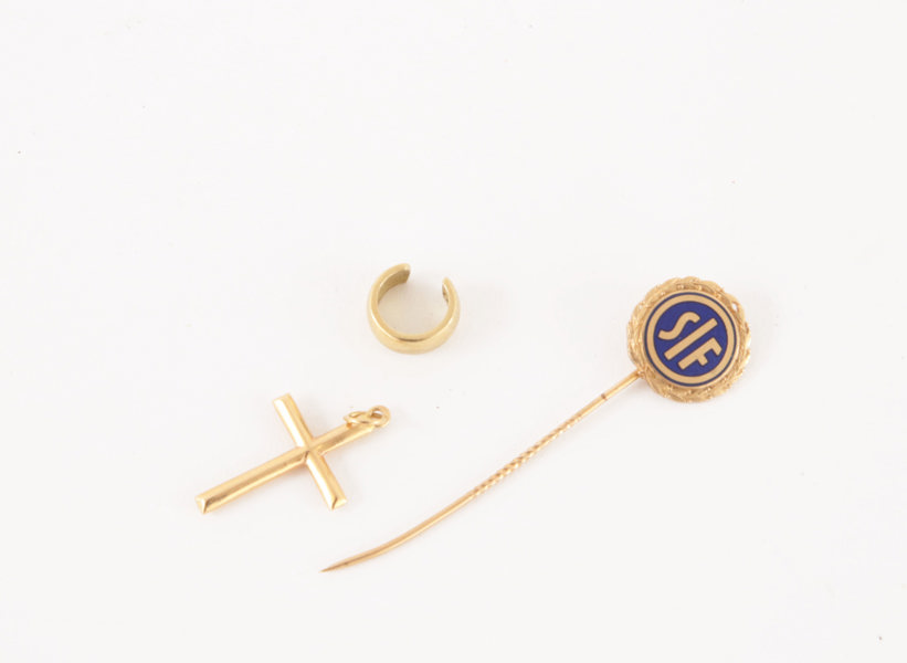 Smycken 3 delar, 18k