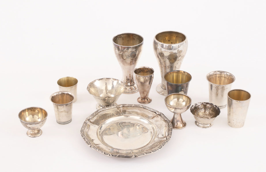 Parti silverföremål