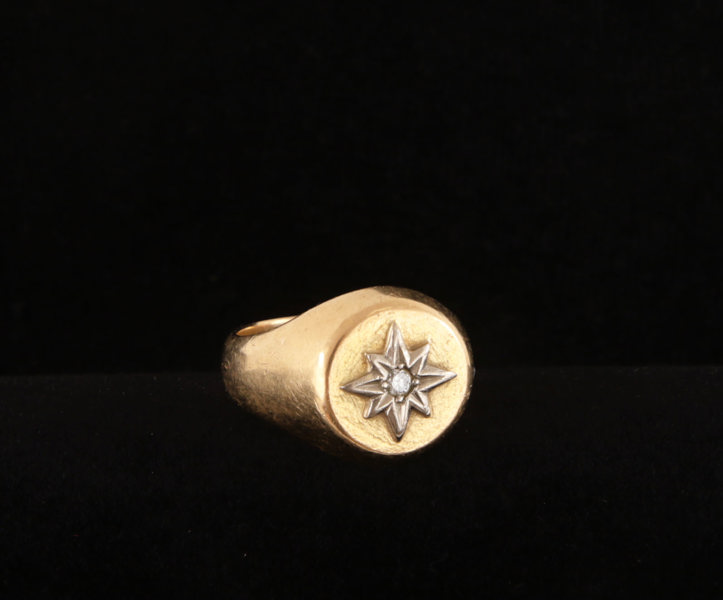 Klackring i 18k