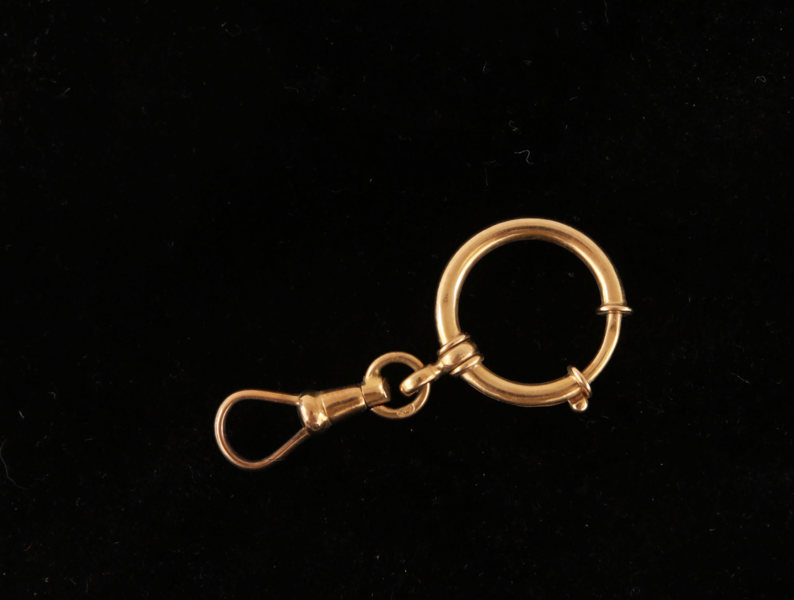 Fäste till fickurskedja i 18k