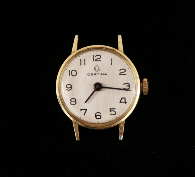 Damarmbandsur i 14k, Certina
