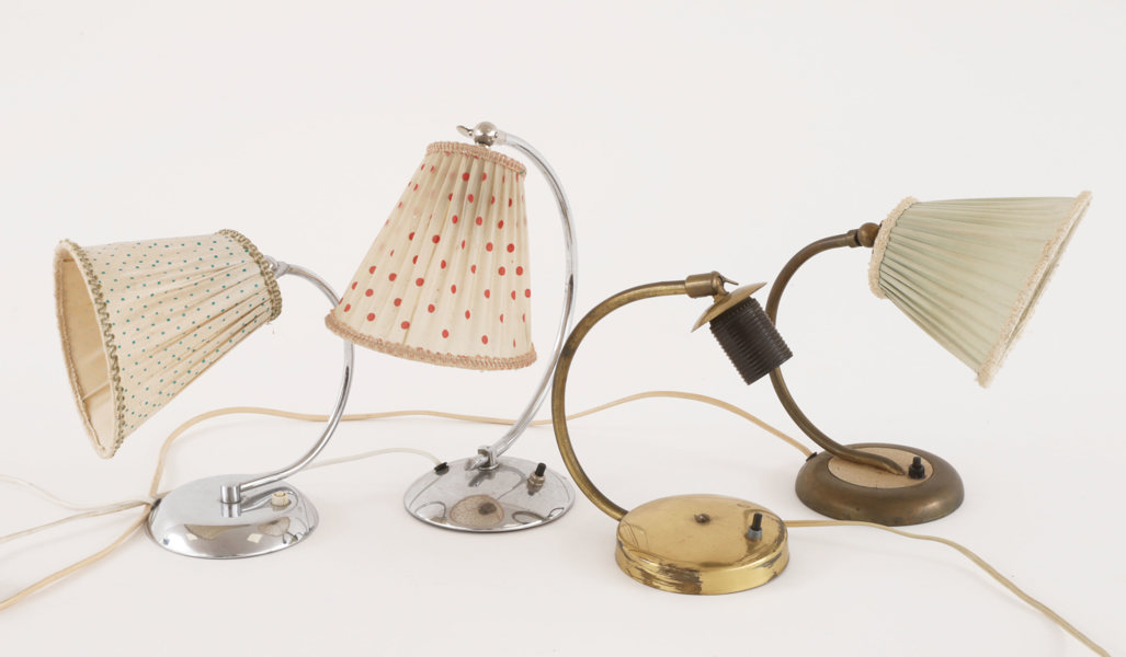 Bords-/vägglampor, 1940-tal