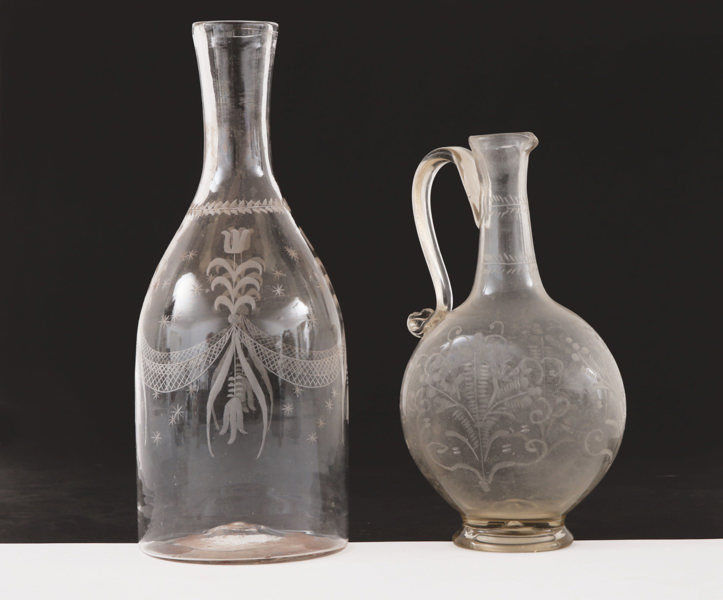 Glas 2 delar, 17/1800-tal