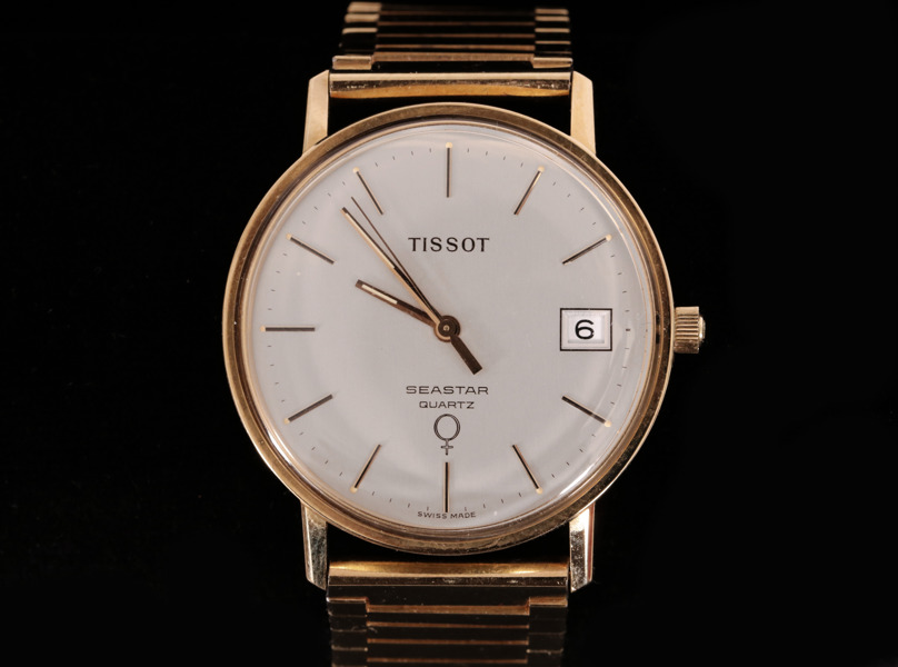 Herrarmbandsur, Tissot, 14k