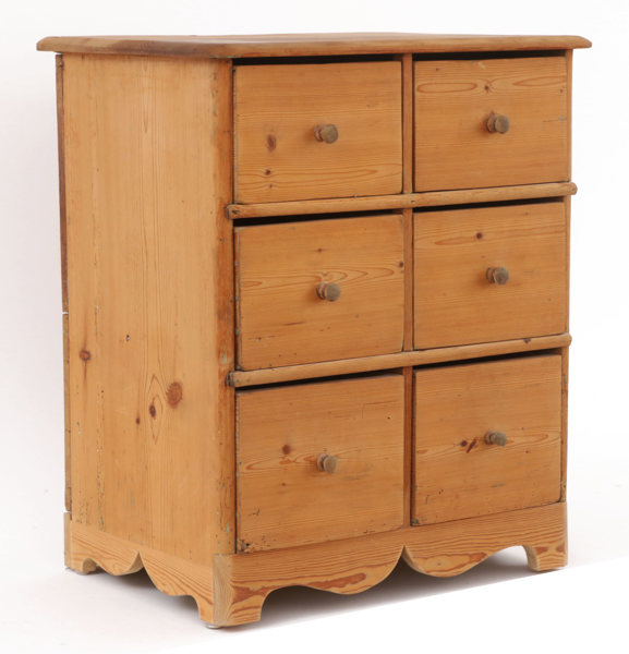 Lådfack, 1800-tal