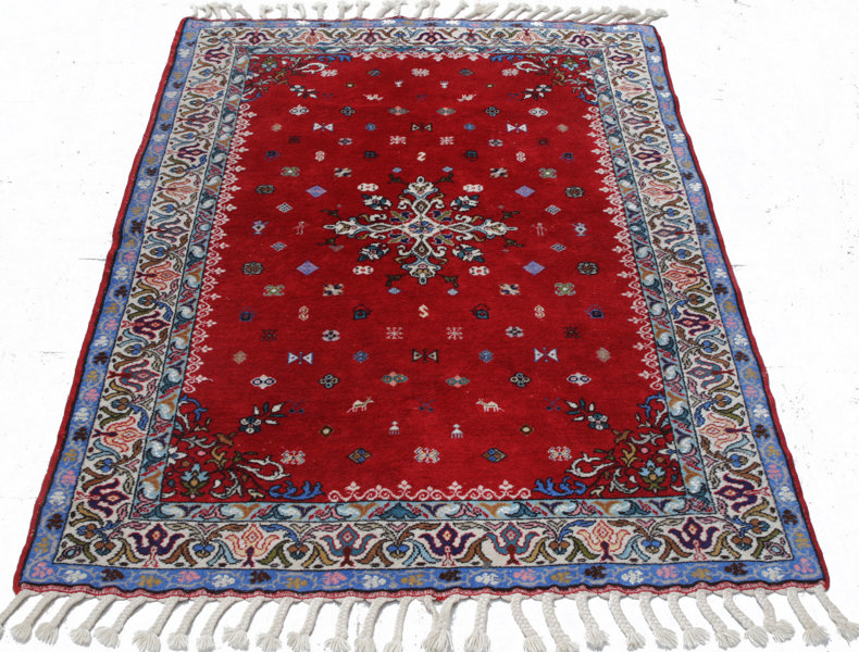 Handknuten matta, orientalisk