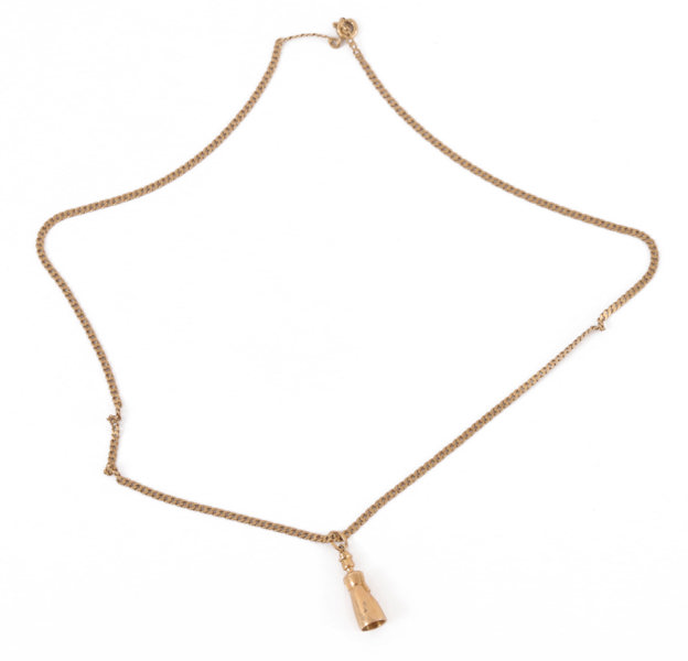 Halsband med hänge, 18k