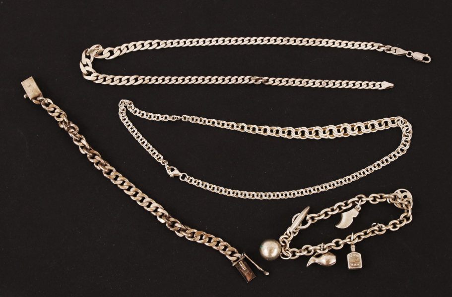 Silversmycken 4 delar