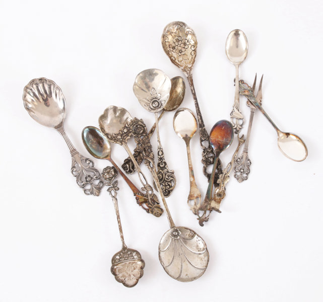 Parti serveringsbestick, silver