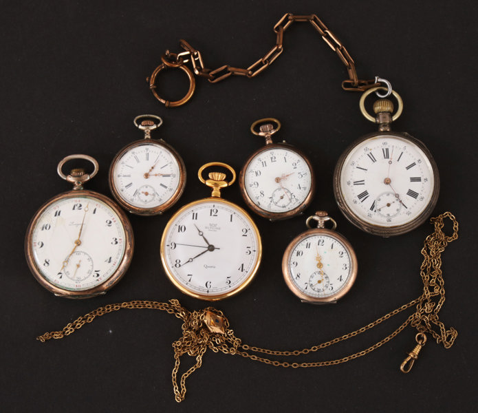 Fickur 6st, varav 5st i silver