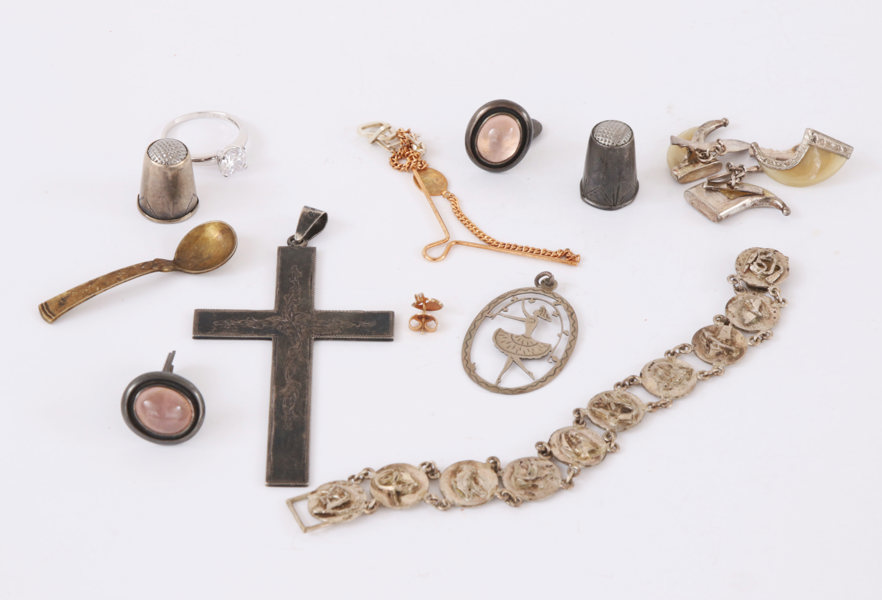 Parti silverföremål