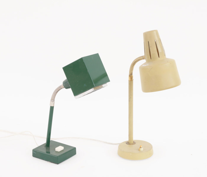 Bordslampor 2st, 1900-talets andra hälft