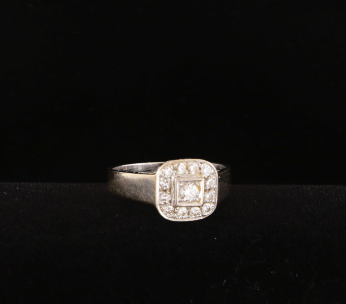 Ring i 18k vitguld, Stigbert