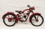 Motorcykel, "Rödmyran", NV JB, Nymans Verkstäder, 1950-tal