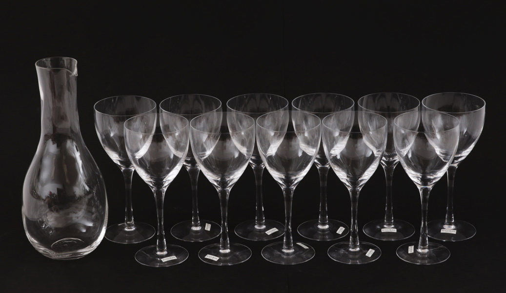 Servisdelar 12st, "Chateau", Bertil Vallien för Kosta Boda