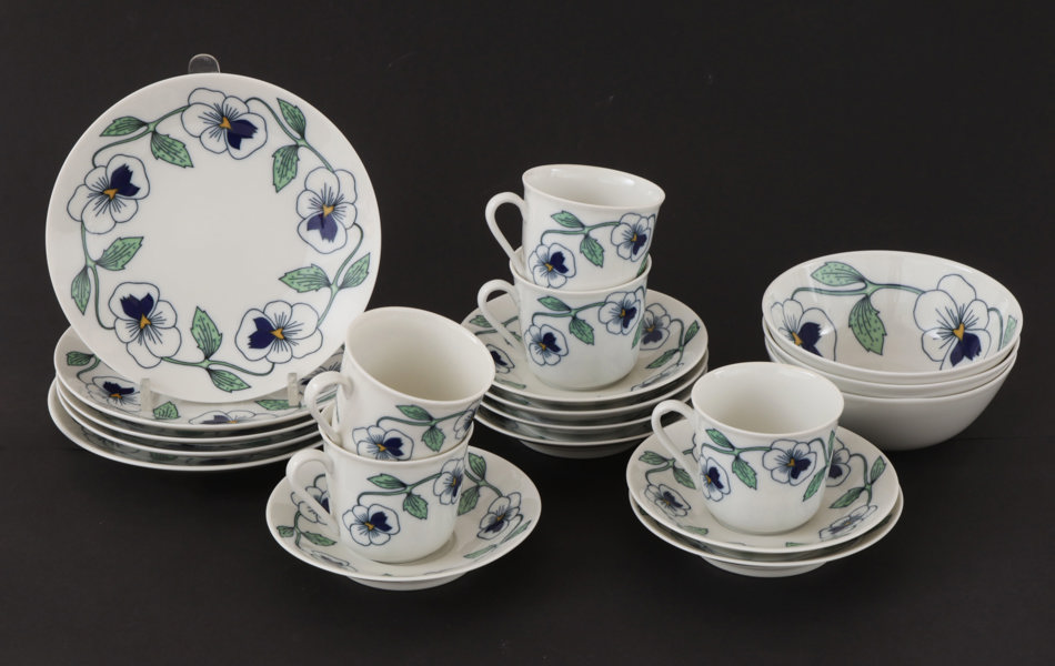 Kaffeservisdelar, "Sylvia", Rörstrand