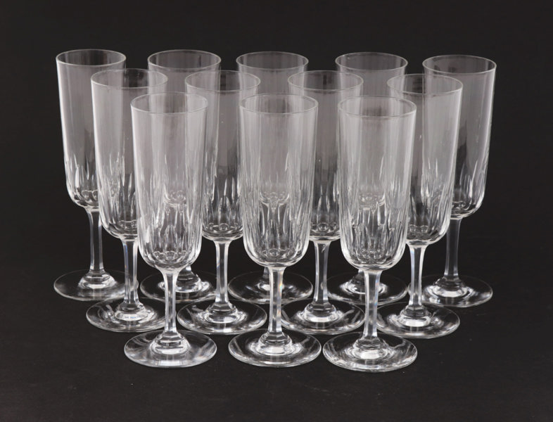 Champagneglas 12st, 1900-talets första hälft
