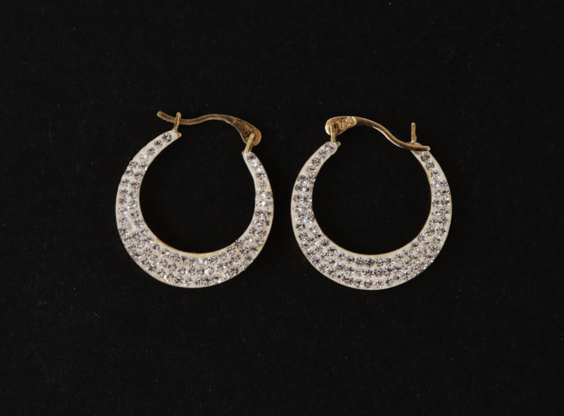 Örhängen ett par, 18k