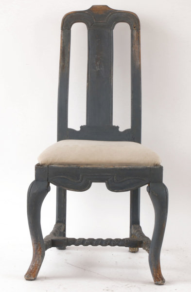 Stol, senbarock, 1700-tal