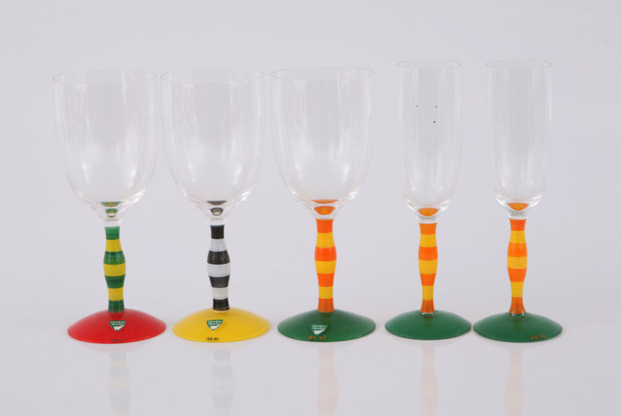 Glas 5st, "Polka", Ann Nilsson för Orrefors