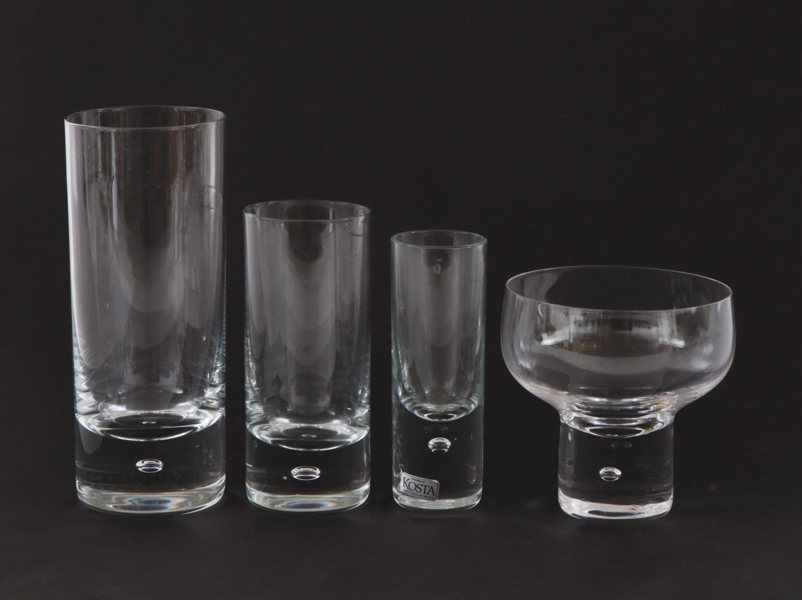 Glasservisdelar, "Pippi", Walther Hickman för Kosta