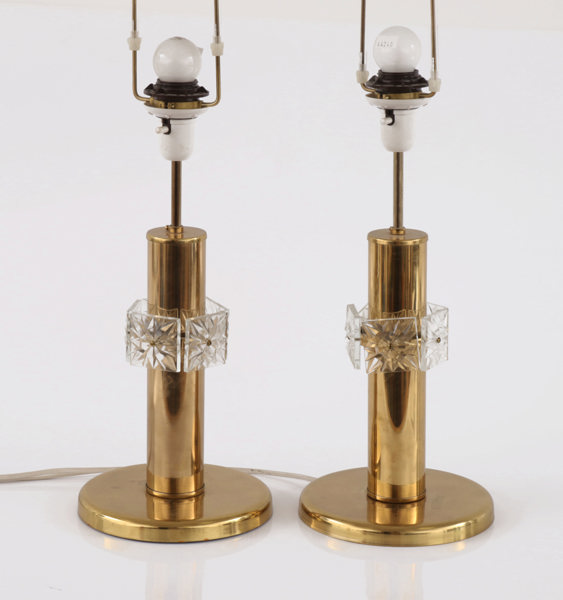 Bordslampor ett par, GMA, 1900-talets andra hälft