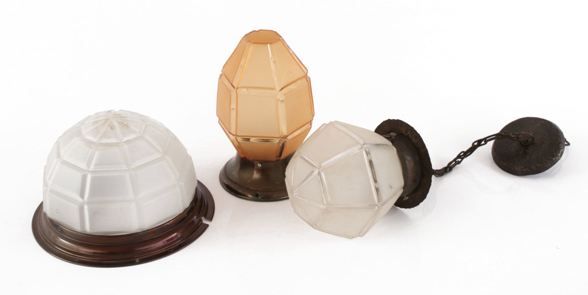 Belysning 3 delar, 1910/20-tal