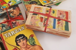 Parti serietidningar, bl.a. Fantomen & Tarzan, 1950-tal