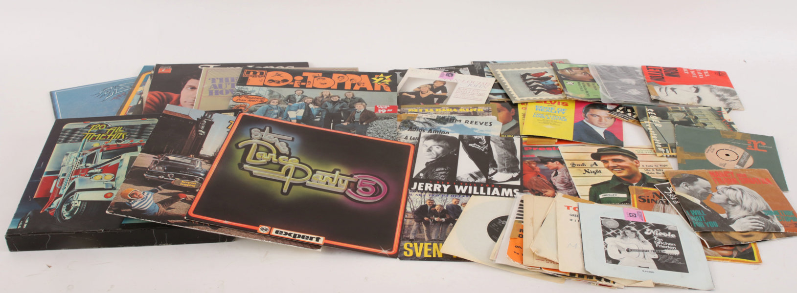 Parti LP- och EP-skivor