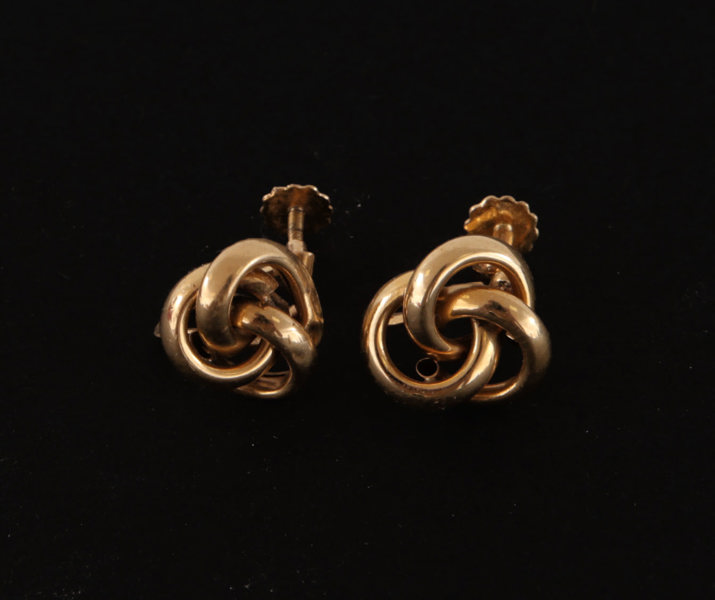 Örhängen ett par, 18k