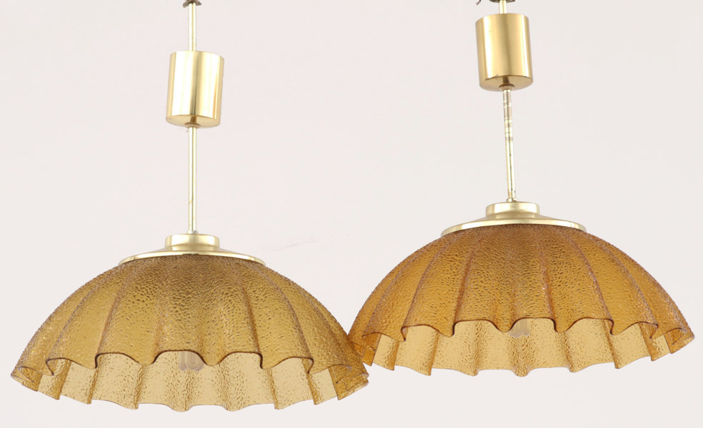 Taklampor ett par, 1900-talets andra hälft