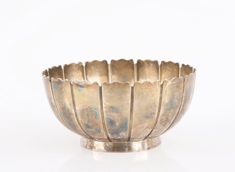 Skål i sterlingsilver, England, 1900-tal