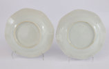 Djupa tallrikar ett par, Kina, Qianlong, 1700-tal