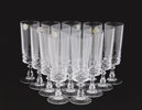 Champagneglas 14st, Cristal D'arq, Frankrike