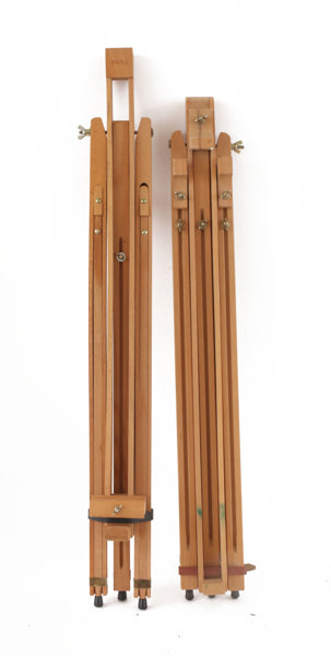 Målarstafflier 2st, bl.a. Pictor