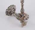 Ljusstakar ett par, silver, rokokostil, 1949