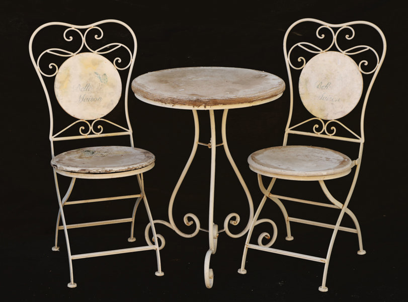 Cafémöbel 3 delar, 1900-tal